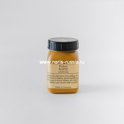 Клей Rapid желтый для золочения по камню, Kölner (100 мл) фото 2