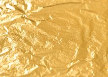 Сусальное золото Средне-оранжевое 1,25г., Noris, Евро стандарт (80мм), 22,75к, 25л.