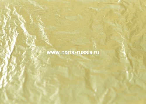 Сусальное золото Лимонное светлое 1,25г., Noris, (80мм), 18к, 25л.