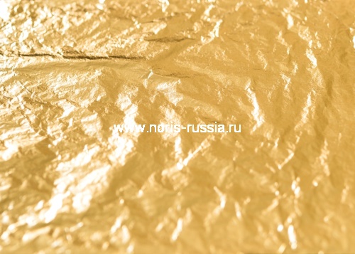 Сусальное золото Двойное оранжевое 1,25г., Noris, Евро стандарт (80мм), 22,5к, 25л.