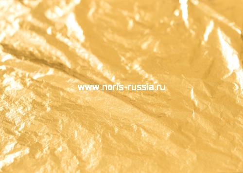 Сусальное золото, Noris, Евро стандарт (80 мм х 80 мм), 23 карата, 25 листов