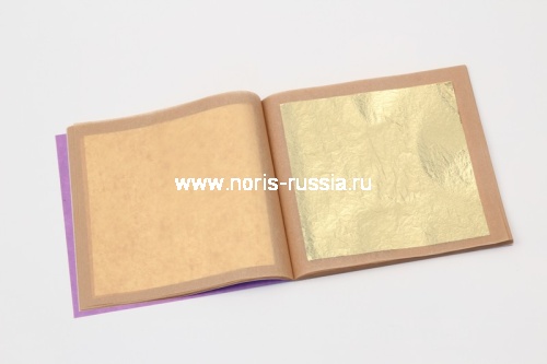 Сусальное золото Русский Стандарт 1,25г., Noris, (91,5мм), 23к, 10л. фото 2