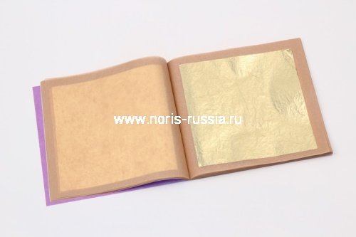 Сусальное золото Русский Стандарт 1,6г., Noris, (91,5мм), 23к, 60л. фото 2