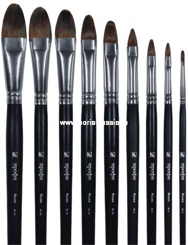 Кисть серии "Профи" (волос белки, овальная № 4) фото 2