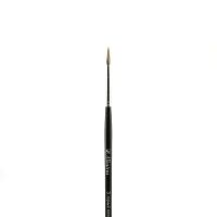 Кисть художественная (волос горного колонка, круглая, №3)